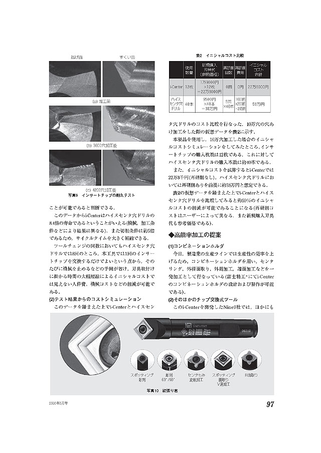 日本機械雜誌(難得ㄧ見)推薦 Nine9 i-center 是世界級創新產品